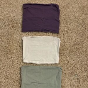 Pacsun tube tops (set of three)